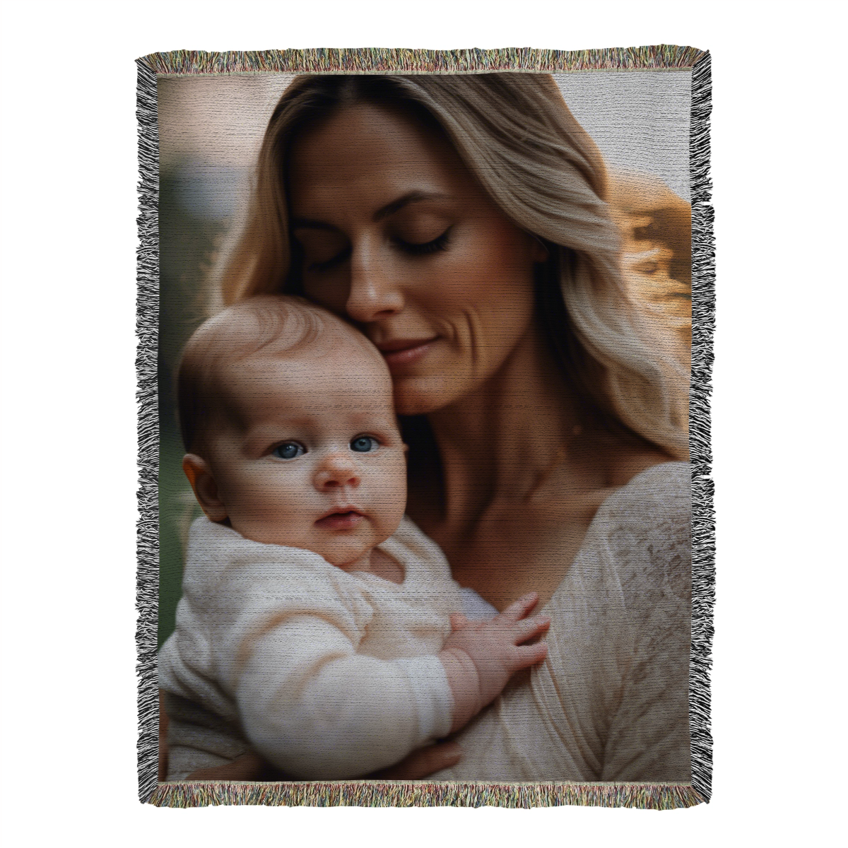 Heirloom Photo Woven Blanket (Portrait)