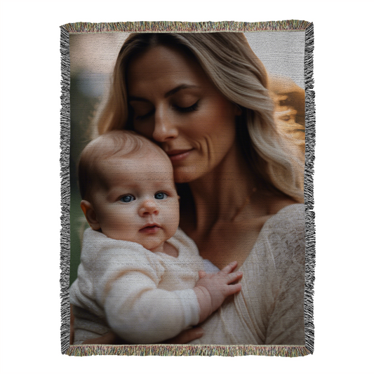Heirloom Photo Woven Blanket (Portrait)